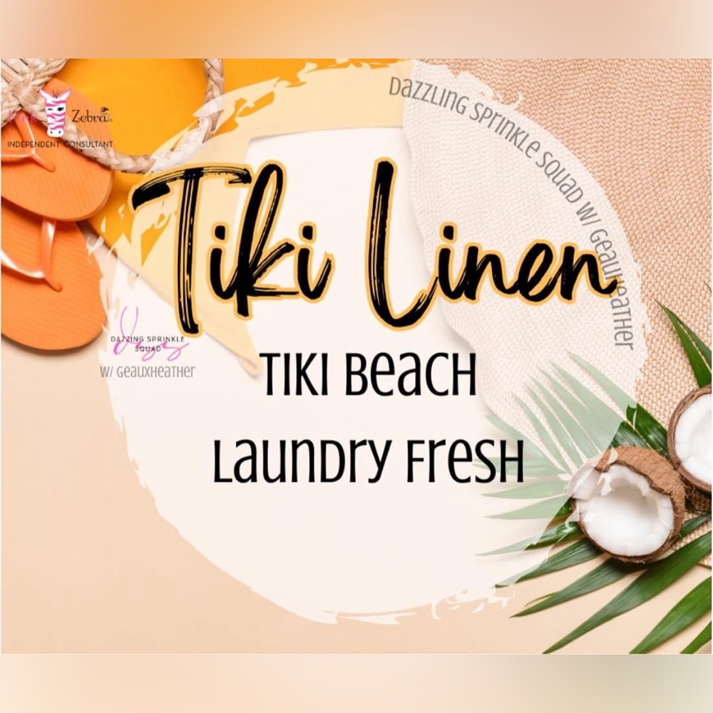 Tiki Linen Pink Zebra Blend